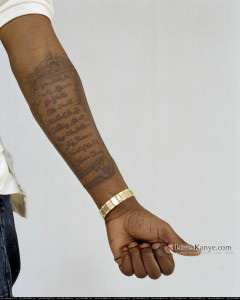 rapeur-kany-west-tatouage