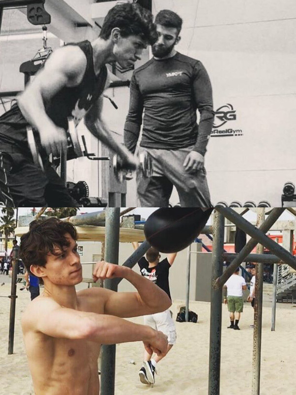Tom Holland taille poids mensurations ses muscles et son entrainement –  Physique de rêve